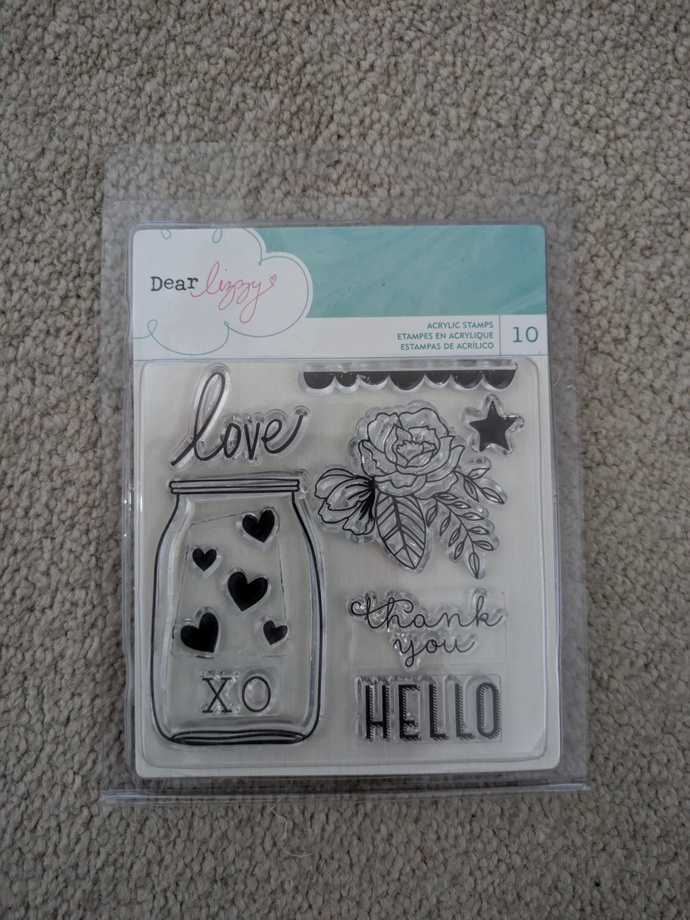 Clear Stamp Set - Love & Hello (Clear)